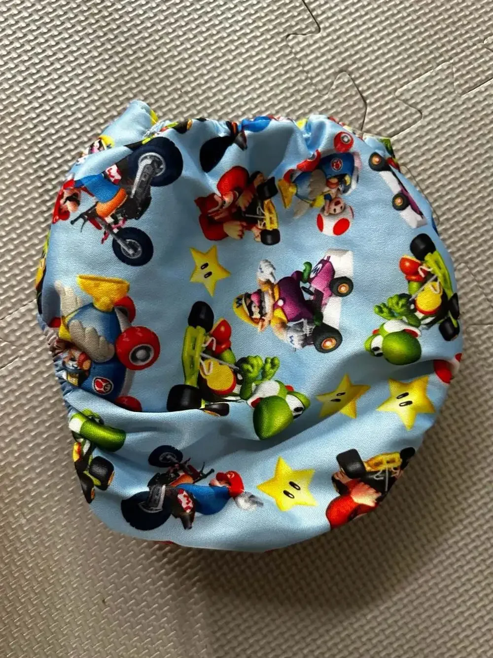 Mario Kart Characters Reusable Cloth Pocket Diaper One Size Adjustable Snaps